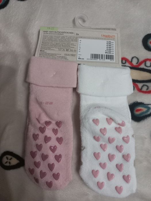 Skarpetki dziewczęce rozmiar 19-22