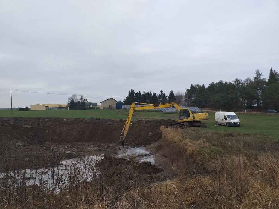 Kopanie stawów odmulanie pogłębianie portów rzek  kanałów melioracja