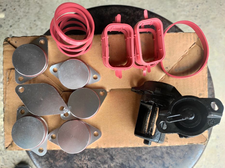 BMW M57D30 M57D25 M47D20 Заглушки віхрьових заслонок, впускний колекто