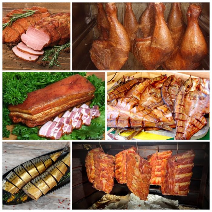 Домашнє копчення.  Сало.Тущенки власного виробництва. Паштети