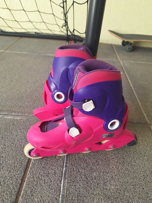Patins em linha ajustáveis criança - tamanho 34 a 36