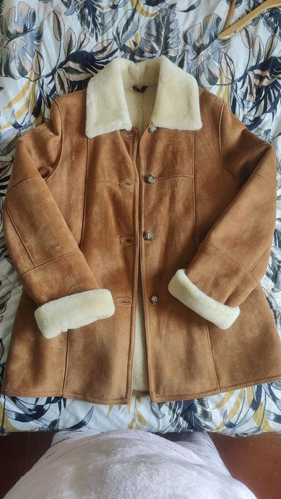 Casaco de pele genuína
