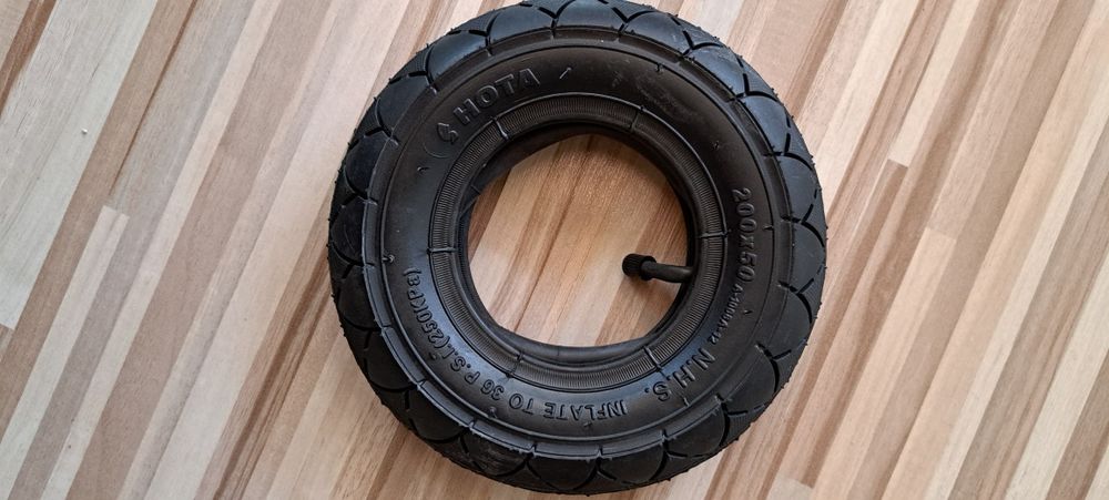 Opona do hulajnogi Hota 200x50 TT + dętka + wentyl