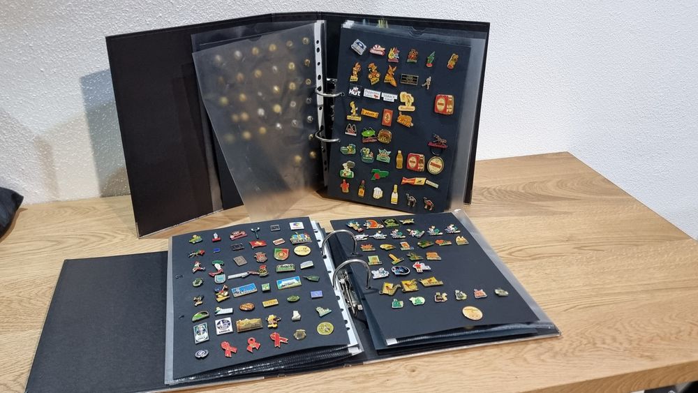 Coleção pins variados (aprox 500 unidades)