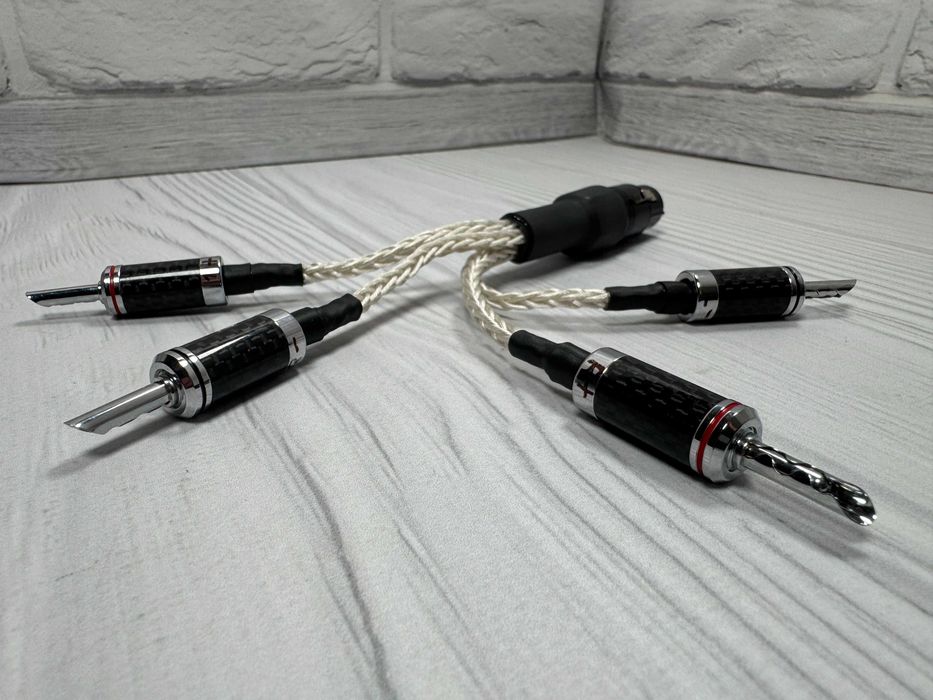 Adaptador XLR para Banana (XLR to Banana) – cabo Meze / Furutech Rhodium