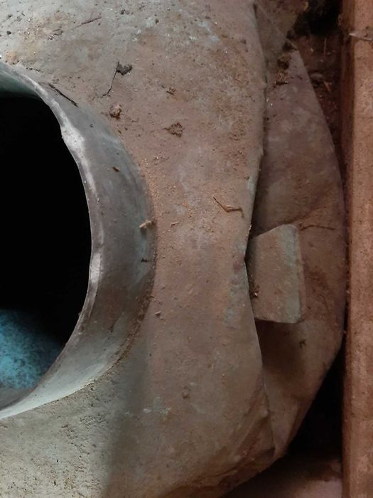 Caldeira de alambique antiga em cobre