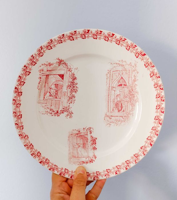 Conjunto de Pratos Sarreguemines