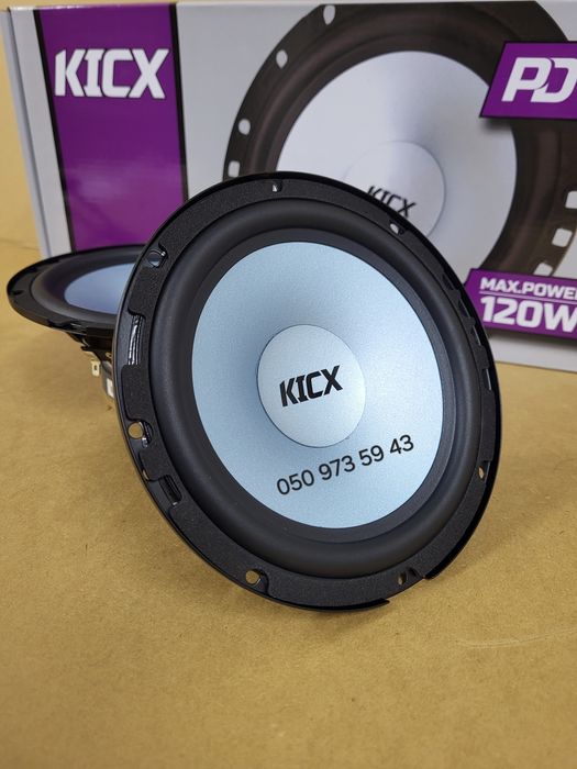 16см Мідбаси Kicx PD 62WF/динаміки в авто/колонки
