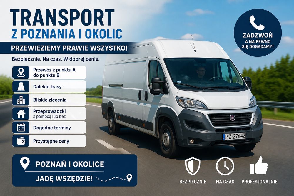 Przeprowadzki / Przewóz / Transport do 3,5T