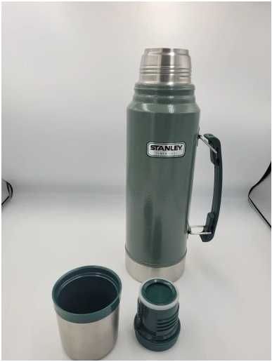 Stanley termos 1l zielony Hammertone Green stal nierdzewna 24h