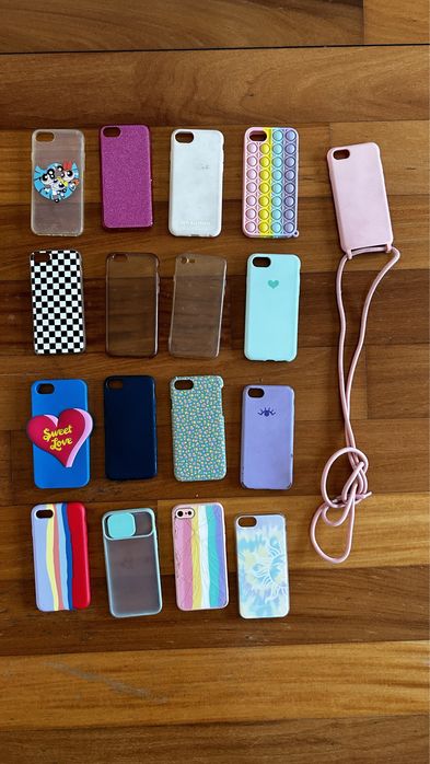 Capas de proteção para telemóvel para os modelos iPHONE SE / iPHONE 8