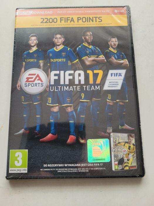 PC DVD nowa fifa 17 points