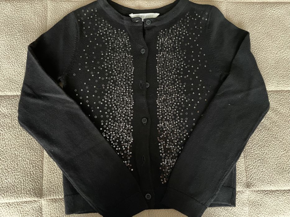 Casaco preto H&M 8-10 anos