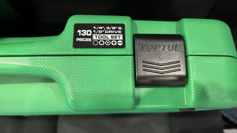 Набір інструментів ОРИГІНАЛ не копія TOPTUL 130 предметів GCAI130B