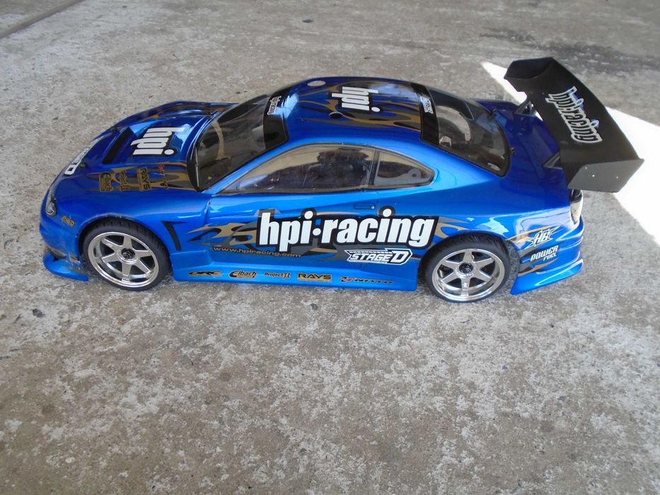HPI RS4 1:10 Nitro 4WD  Nissan Sylvia S15 Model RC Spalinowy