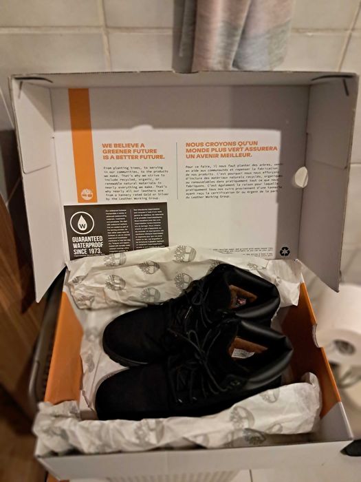 Timberland Junior roz.38 czarne oryginalne