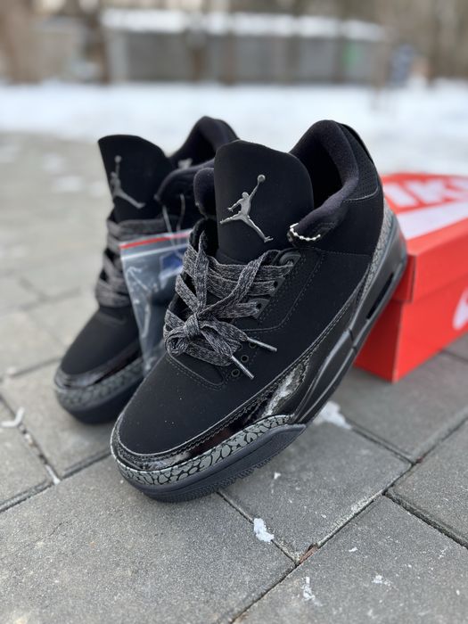 Кросівки Nike Air Jordan 3 Retro Black Cat