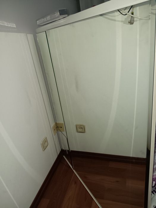 Espelho grande base brnaca