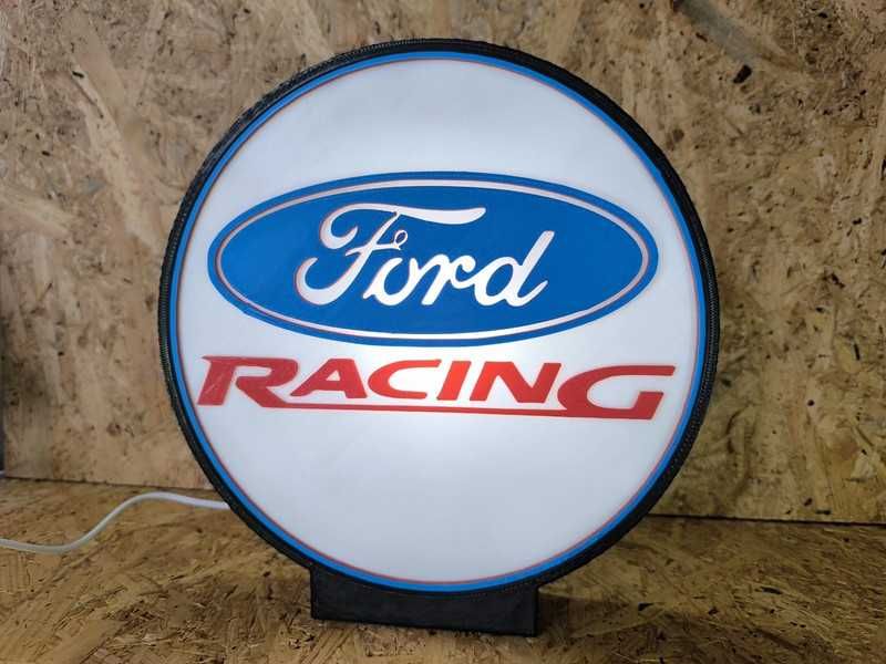 Lightbox Luminaria decorativa Ford Racing