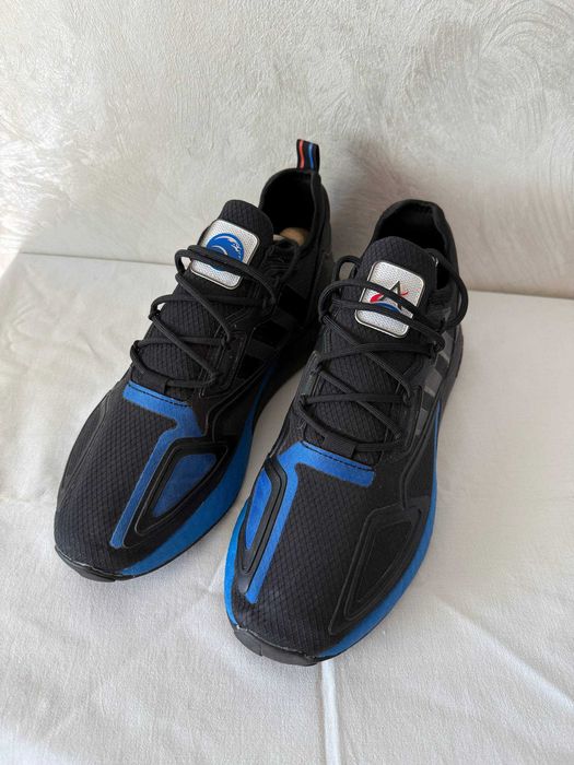 Кросівки adidas zx 2k boost x nasa core black blue 44р / 28 см