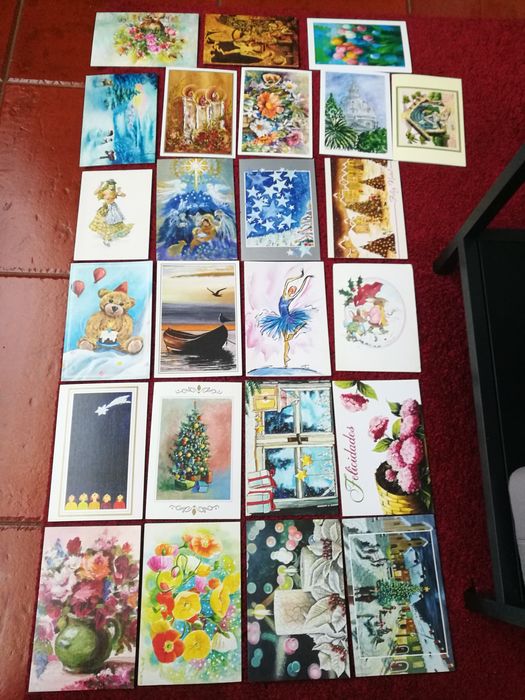 Lote de vários cartões de 1978