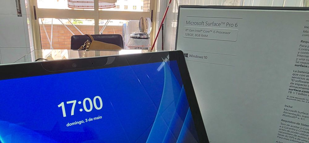 Surface Pro 6 (com extras)