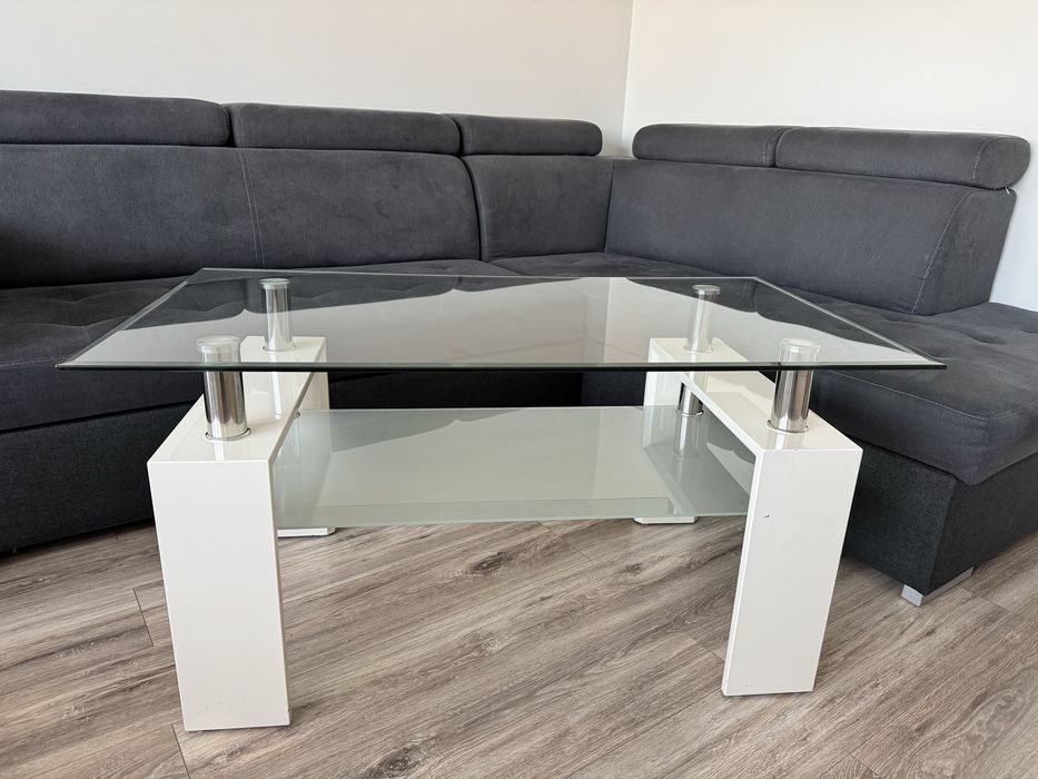 Stolik szklany kawowy