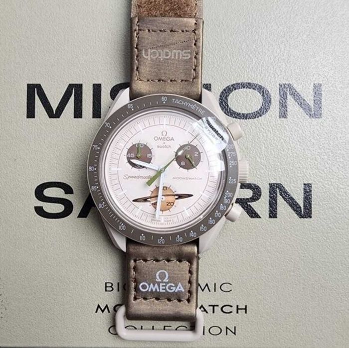Zegarki Omega x Swatch SO33T100 Saturn - Najlepsza Cena w Polsce