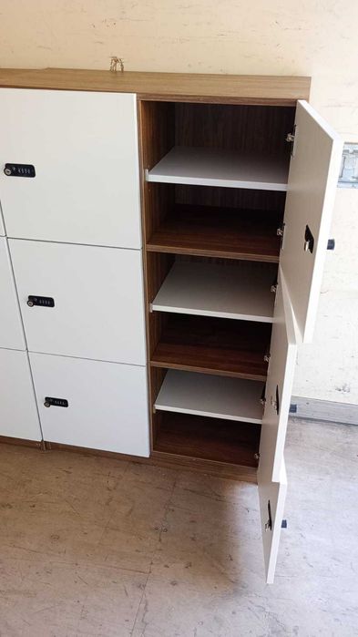 Locker 6 skrytek szafka na dokumenty lockery biuro dom szkoła recepcja