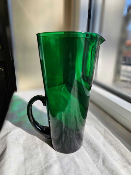 Dzban zielony nowoczesny design lata 80-te