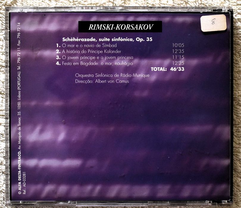 Selection of Russian Composers: Rimsky-Korsakov, Tchaikovsky, Borodin...64740035018113122