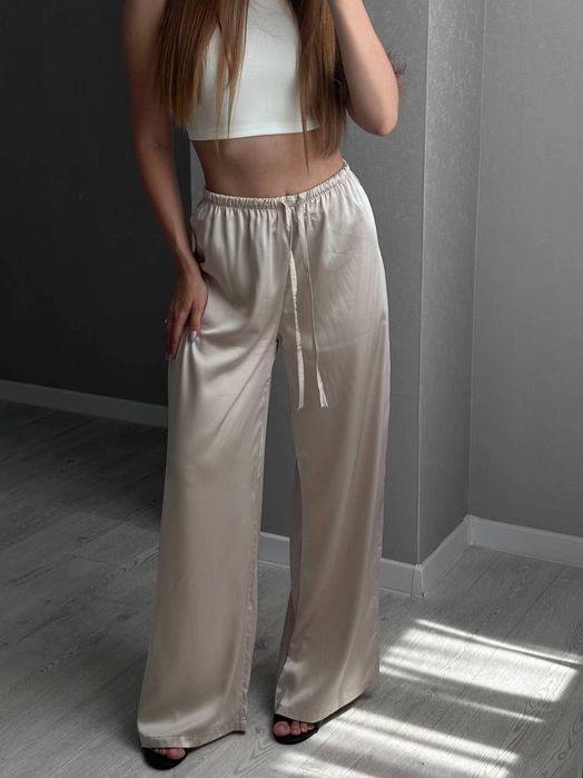 Розпродаж залишків Жіночі шовкові штани