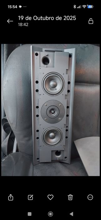 Amplificador com colunas 5.1