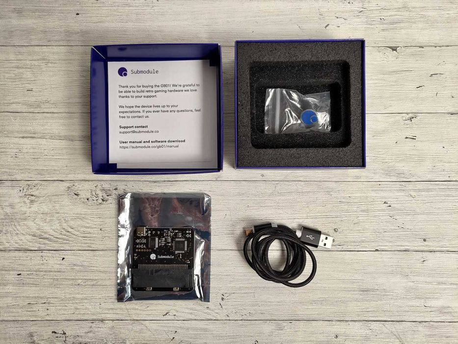 Submodule GB01 Cart Reader (czytnik kartridży do Game Boy)