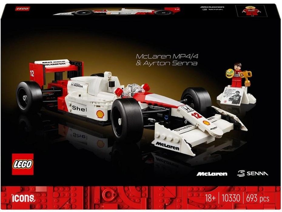LEGO(R) ICONS 10330 McLaren MP4/4 i Ayrton Senna LEGO(R) pudełko,
