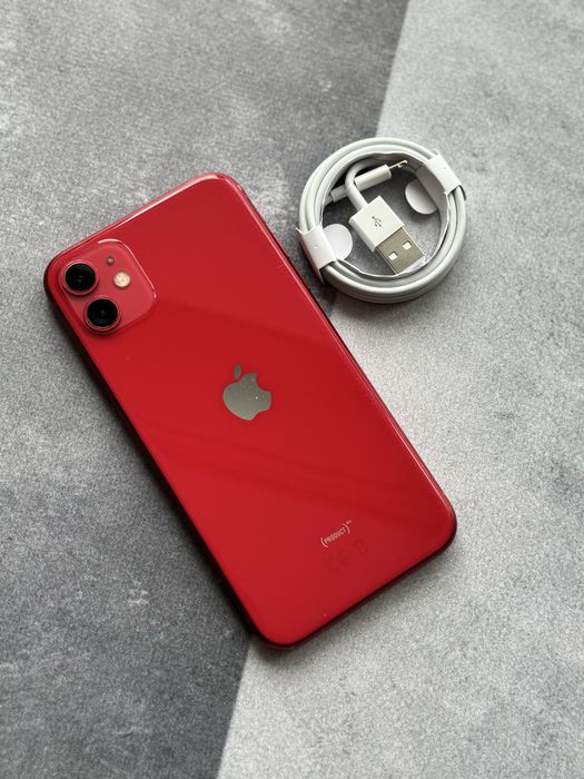 Apple Iphone 11 64GB Red Neverlock Батарея 87%
