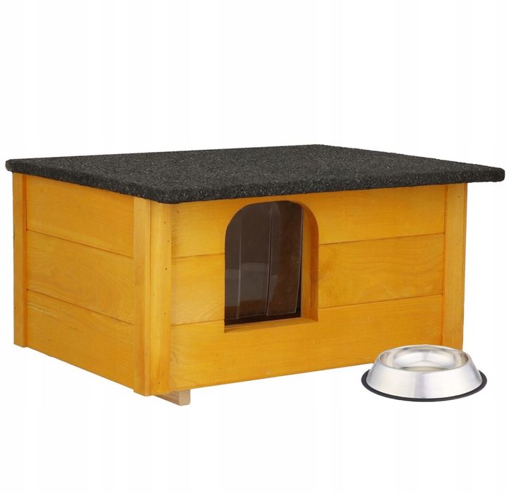 Buda Budka Domek Dla Kota Psa Otwierany Dach Ocieplana Na Zimę Duża