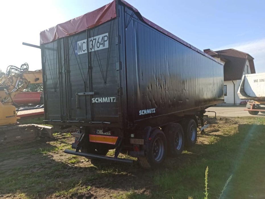 Naczepa wywrotka Schmitz 52m3 Hamulce tarczowe Nowa plandeka Klapodrzw