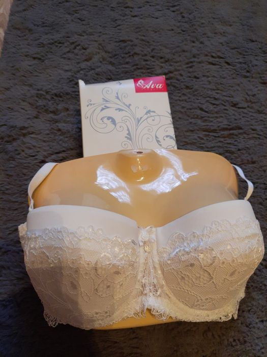 Biustonosz AVA model AV605 biały 70d