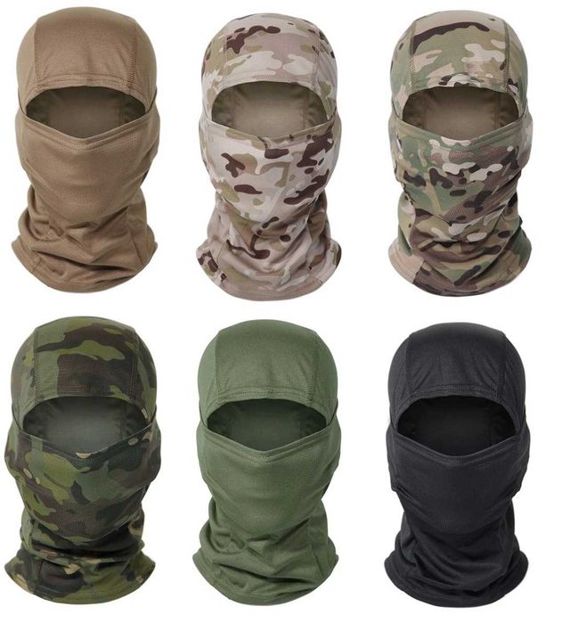 Маска балаклава підшоломник тактична літня зимова утеплена