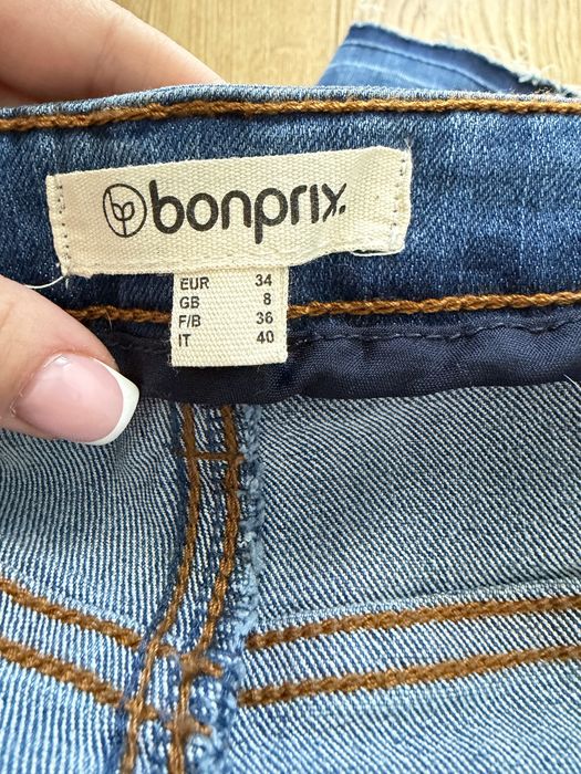 Spodnie dzwony jeansy xs bonprix