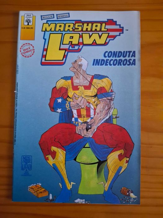 BD Mini Série de Luxo Marshall Law (Mini série em 6 volumes)