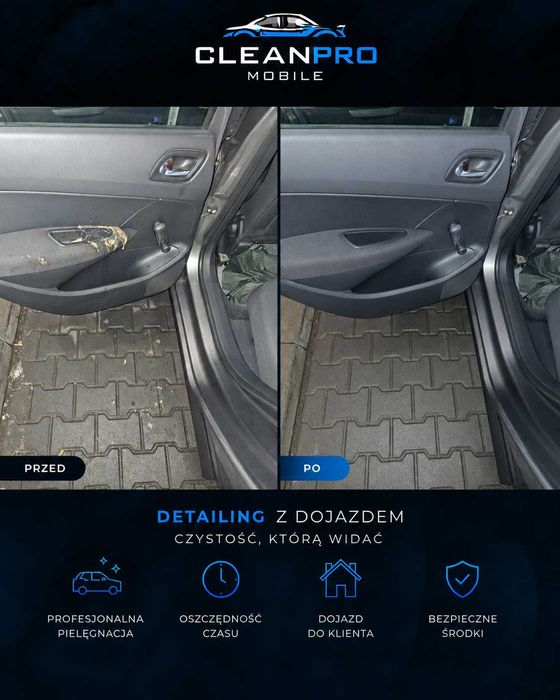 Pranie tapicerki samochodowej Katowice | Czyszczenie auta z dojazdem