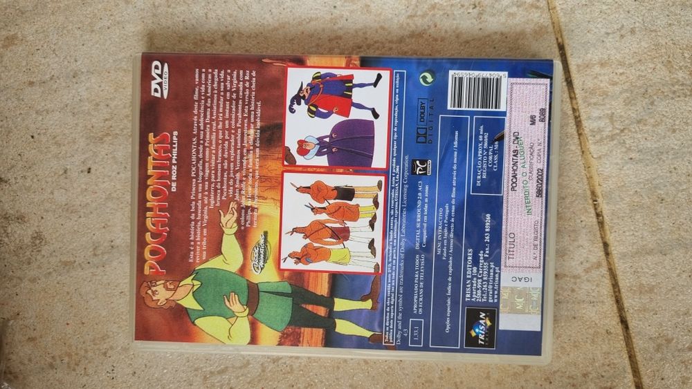 Dvd da pocahontas