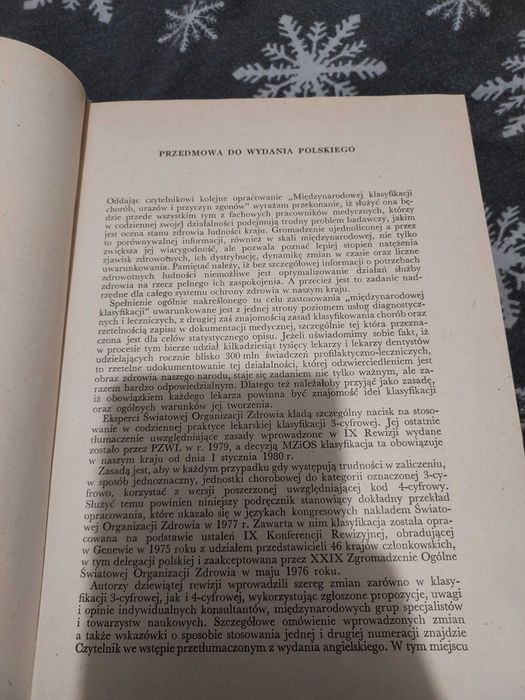 Międzynarodowa klasyfikacja chorób, urazów i przyczyn zgonów tom I