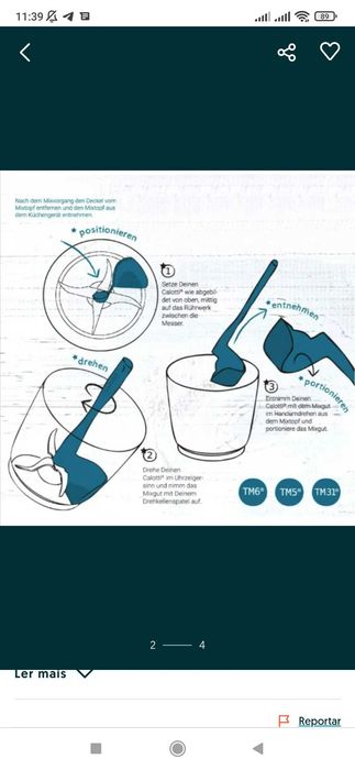 Colher Azul - Espatula para Bimby TM6 | TM5 | TM31