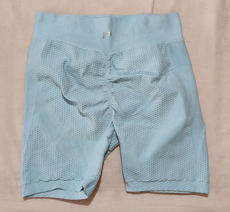 Shorts Prozis Seamless Azul Claro | Push Up | Tamanho L