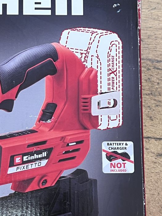 Agrafador Sem Fios Einhell FIXETTO 18/38 S 18V – Novo e Selado