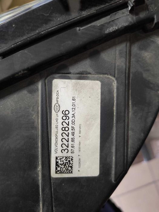 Lampa Lewa Lewy Przód VOLVO XC90 Full Led ACTIVE HIGH BEAM