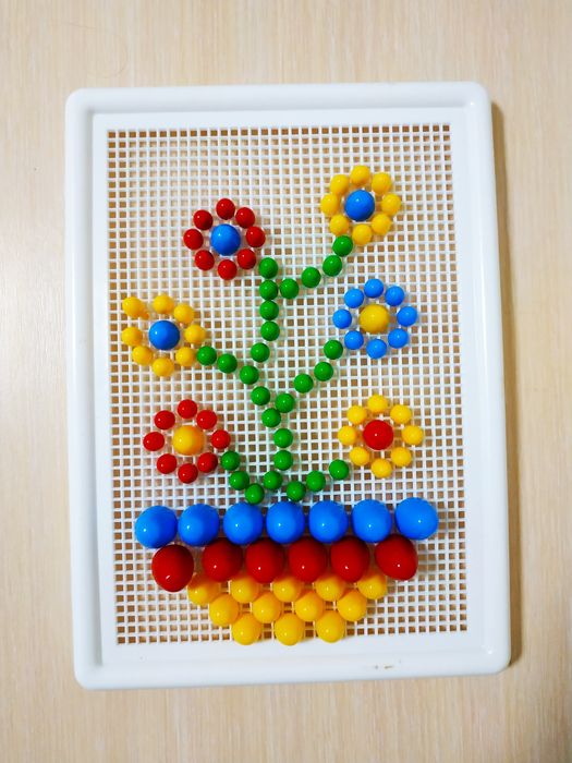 Розвиваючі настільні  ігри, Мозаїка Технок, 300 фішок різного розміру